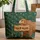 Brown Bear Pine Forest Mountain Personalized Wooden Sign - Wildlife Lover Gift Quilted Tote Bag - 1