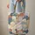 Three Sheep Stars Floral Wreath - Wave Nursery Decor Gift Quilted Tote Bag - 6