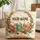 Floral Wreath Storybooks - Reading Gift for Book Lovers Quilted Tote Bag - 1
