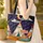 Three Tipi Structures Clouds Crescent Sun Night Sky Name Sign - Home Decor Gift Quilted Tote Bag - 4