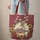 Elegant Deer Wildflowers Floral Wreath Personalized Your Name Nature Lover Gift Quilted Tote Bag - 6