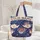 Teapots Teacups Flowers Swirling Vines Banner Your Name - Home Decor Gift for Tea Lover Quilted Tote Bag - 5