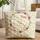 Bunny Rabbit Wildflower Floral Wreath with Your Name - Mother's Day Gift Quilted Tote Bag - 1