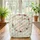Bunny Rabbit Wildflower Floral Wreath with Your Name - Mother's Day Gift Quilted Tote Bag - 3
