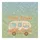 Camper Van Wildflowers Personalized Name - Adventure Travel Gift for Nature Lovers Quilted Tote Bag - 7