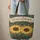 Sunflower Stars Arched Banner - Boho Lifestyle for Flower Lover Quilted Tote Bag - 6