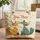 Nuzzling Fox Pair with Leaves, Berries, and Floral Wreath - Wildlife Lover Gift Quilted Tote Bag - 1