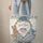 Bluebonnet Flowers Personalized Name Wreath - Everyday Floral Gift Quilted Tote Bag - 6