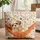 Shih Tzu Puppy Hammock Reading Book Botanical Flowers - Dog Lover Everyday Gift Quilted Tote Bag - 1