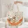 Shih Tzu Puppy Hammock Reading Book Botanical Flowers - Dog Lover Everyday Gift Quilted Tote Bag - 5