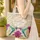 Hummingbirds Hibiscus Floral Wreath - Everyday Tote Gift for Her Quilted Tote Bag - 4