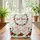 Nuzzling Cream Bunnies Red Rose Wreath - Home Decor Wildlife Lover Gift for Bunny Lovers Quilted Tote Bag - 3