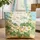Botanical Plumeria Blooms Tropical Leaves Ocean Sandy Waves - Tropical Lifestyle Gift Quilted Tote Bag - 1