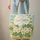Botanical Plumeria Blooms Tropical Leaves Ocean Sandy Waves - Tropical Lifestyle Gift Quilted Tote Bag - 6