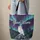 White Owl Pine Trees Aurora Borealis Night Sky - Fantasy Fan Gift Quilted Tote Bag - 6
