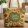 Bunnies Sunflowers Rolling Hills Floral Wreath - Everyday Tote Gift for Kids Quilted Tote Bag - 1