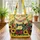 Vintage Sewing Machine Floral Wreath Sunflowers Fuchsia Garden - Crafter Home Decor Gift Quilted Tote Bag - 3