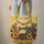 Vintage Sewing Machine Floral Wreath Sunflowers Fuchsia Garden - Crafter Home Decor Gift Quilted Tote Bag - 6