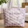 Nuzzling Bunnies Botanical Floral Wreath - Everyday Accessory for Animal Lovers Quilted Tote Bag - 1
