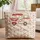 Retro Camper Van Heart Wreaths Rose Garlands Fairy Lights - Everyday Tote for Travelers Quilted Tote Bag - 1