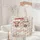 Retro Camper Van Heart Wreaths Rose Garlands Fairy Lights - Everyday Tote for Travelers Quilted Tote Bag - 5