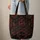 Gothic Bats Roses Fangs Skull Scroll Crosses - Gothic Lover Gift Quilted Tote Bag - 6
