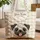 Pug Dog Daisy Gingham Check 'Your Name' Wreath Hearts Leaves - Personalized Pet Lover Everyday Gift Quilted Tote Bag - 1