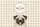 Pug Dog Daisy Gingham Check 'Your Name' Wreath Hearts Leaves - Personalized Pet Lover Everyday Gift Quilted Tote Bag - 7