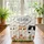Personalized Picket Fence Kittens Wildflowers Sprigs Clouds - Everyday Cat Lover Gift Quilted Tote Bag - 3