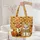 Fox Bunny Sunflower Autumn Personal Name Sign - Fall Decor Gift Quilted Tote Bag - 5