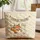 Fox Bunny Nuzzle Bunting Flag Your Name - Wildflower Berry Everyday Carry Gift Quilted Tote Bag - 1