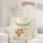 Fox Bunny Nuzzle Bunting Flag Your Name - Wildflower Berry Everyday Carry Gift Quilted Tote Bag - 5