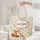 Fox Bunny Wildflower Lush Leaves Floral Wreath Your Name - Everyday Wildlife Lover Gift Quilted Tote Bag - 5