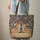Nuzzling Deer Fawns Wildflower Folk Art Tapestry - Wildlife Lover Gift Quilted Tote Bag - 6