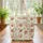 Fluffy Bunnies Apple Blossom Wreath Your Name - Bunny Lover Gift Quilted Tote Bag - 3