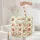 Fluffy Bunnies Apple Blossom Wreath Your Name - Bunny Lover Gift Quilted Tote Bag - 5