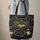 Cosmic Cat Golden Stars Galaxy - Cat Lover Gift Quilted Tote Bag - 6
