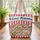 Adorable Patriotic Nuzzling Bears American Flag Independence Day Gift Quilted Tote Bag - 3