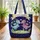 Fantasy Dragons Heart Golden Vines - Everyday Gift for Dragon Lover Quilted Tote Bag - 3