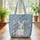 Bunny Wildflower Lily of the Valley Cottagecore Daily Use Gift Quilted Tote Bag - 3