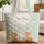 Baby Bear Bunny Fox Cub Tea Party Personalized Name Floral Wreath Everyday Tote Quilted Tote Bag - 1