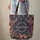 Personalized Folk Floral Star Stripes - American Heritage Everyday Gift Quilted Tote Bag - 6
