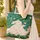 Hugging Bunnies Wildflower Rose Garden Name Ribbon - Nature Lover Gift for Bunny Lover Quilted Tote Bag - 4