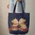 Bear Cubs Nuzzling White Stars Red Ribbon - Patriotic Wildlife Lover Everyday Tote Quilted Tote Bag - 6