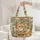 Red Fox Cub Wildflowers Book Pages Vintage Book Spines Daisy Vines - Book Lover Nature Gift Quilted Tote Bag - 5