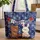 Bear Bunny Small Stars Pennant Flags - Wildlife Lover Gift Quilted Tote Bag - 1