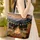 Personalized Campfire Adirondack Chairs Glowing Fairy Lights - Custom Name Gift Quilted Tote Bag - 4