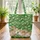 Three Bunnies Wildflower Meadow Daisies - Everyday Carry for Animal Lover Quilted Tote Bag - 3