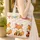 Personalized Foxes Creative Play Name - Child Art Lover Lifestyle Gift Quilted Tote Bag - 4