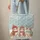 Kittens Snowflakes Pine Trees Personalized Name - Winter Gift for Cat Lover Quilted Tote Bag - 6